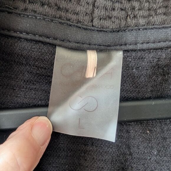 CALIA Women's Bubble Cloud Zip Up Jacket Pure Black Size Large - Picture 6 of 7